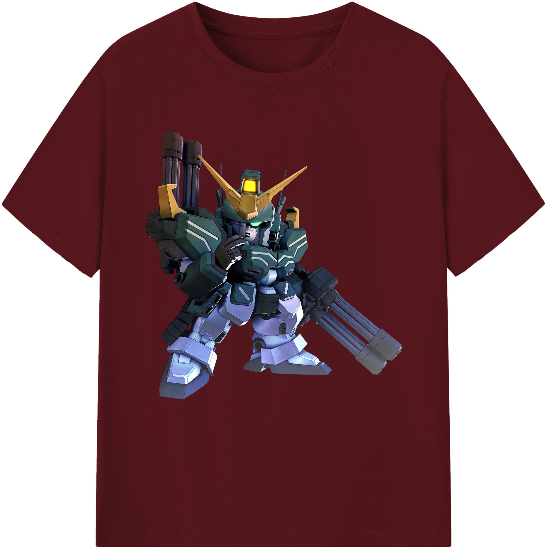 （画像用） 機動戦士ガンダム Mobile Suit Gundam 綿100％半袖Tシャツ（フロントプリント）